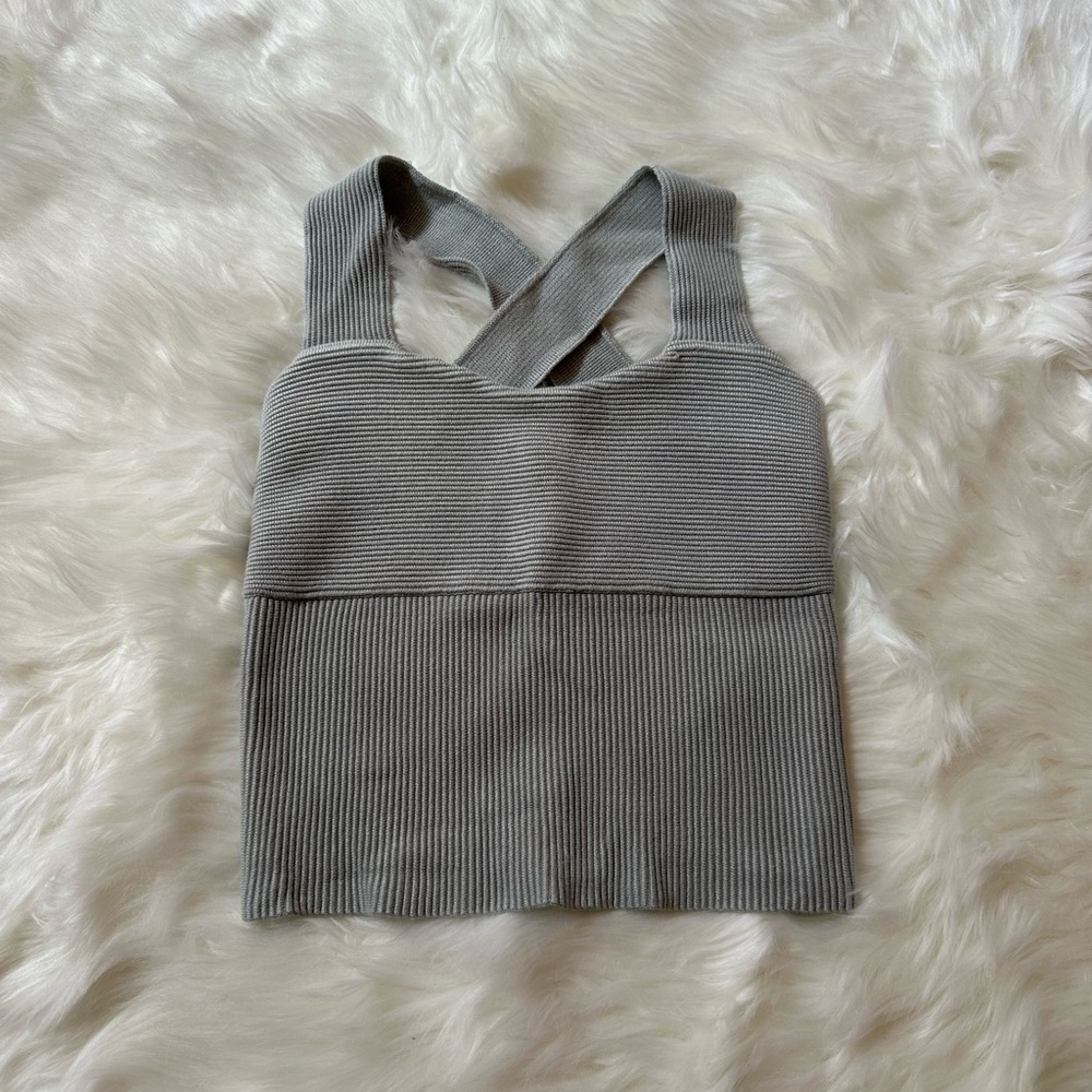 grey a&f ottoman sweater tank